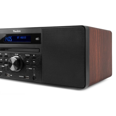 Audizio Prato - Sistema Musical todo - en - uno CD/DAB+ Madera - Tempo Shop