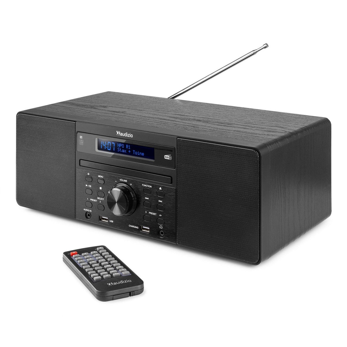 Audizio Prato - Sistema Musical todo - en - uno CD/DAB+ Negro - Tempo Shop