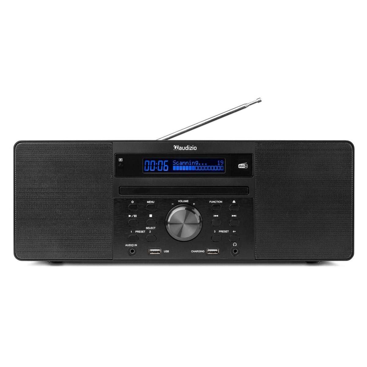 Audizio Prato - Sistema Musical todo - en - uno CD/DAB+ Negro - Tempo Shop