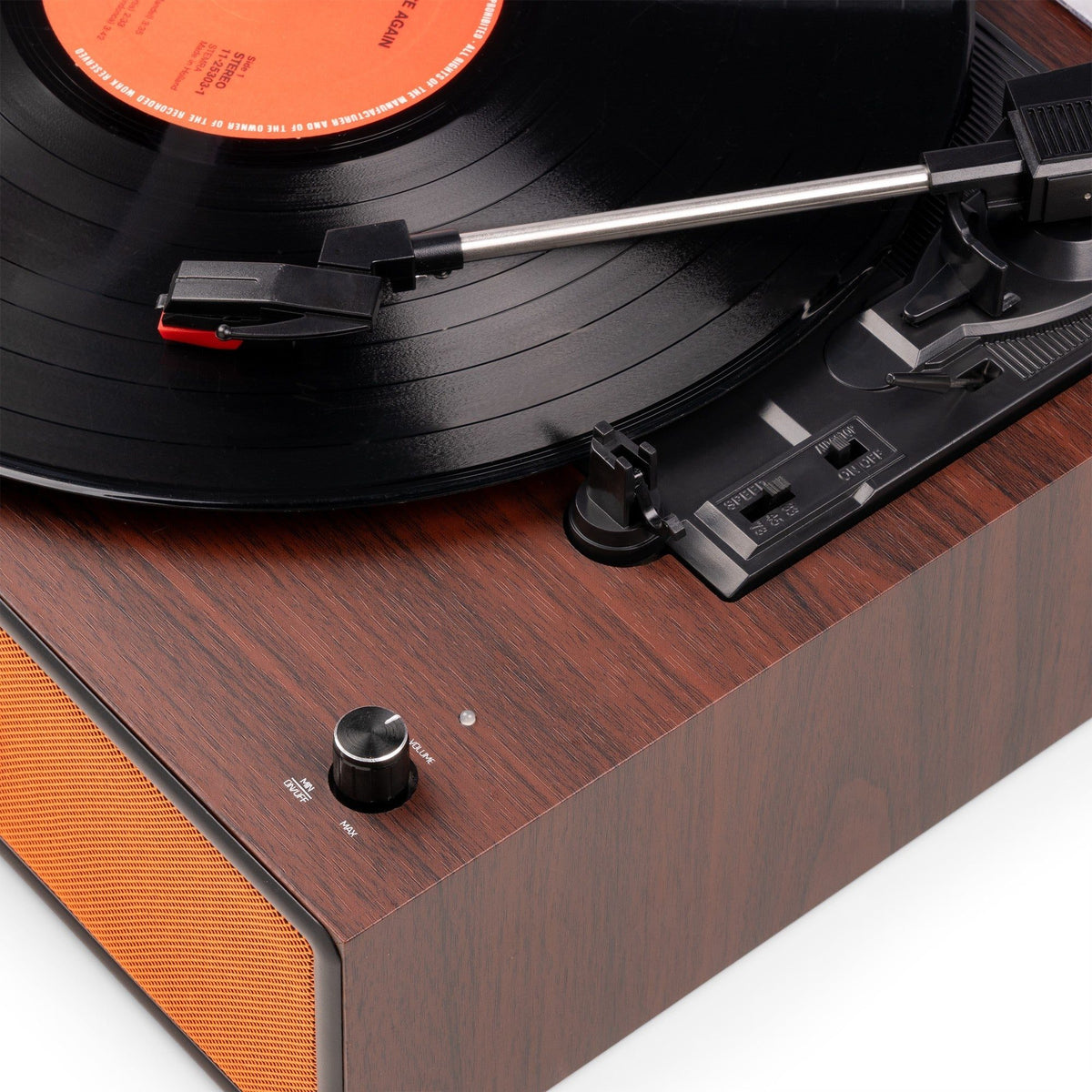 Audizio Reno Retro Cobre - Tocadiscos de Diseño Vintage con Altavoces Estéreo y Bluetooth - Tempo Shop