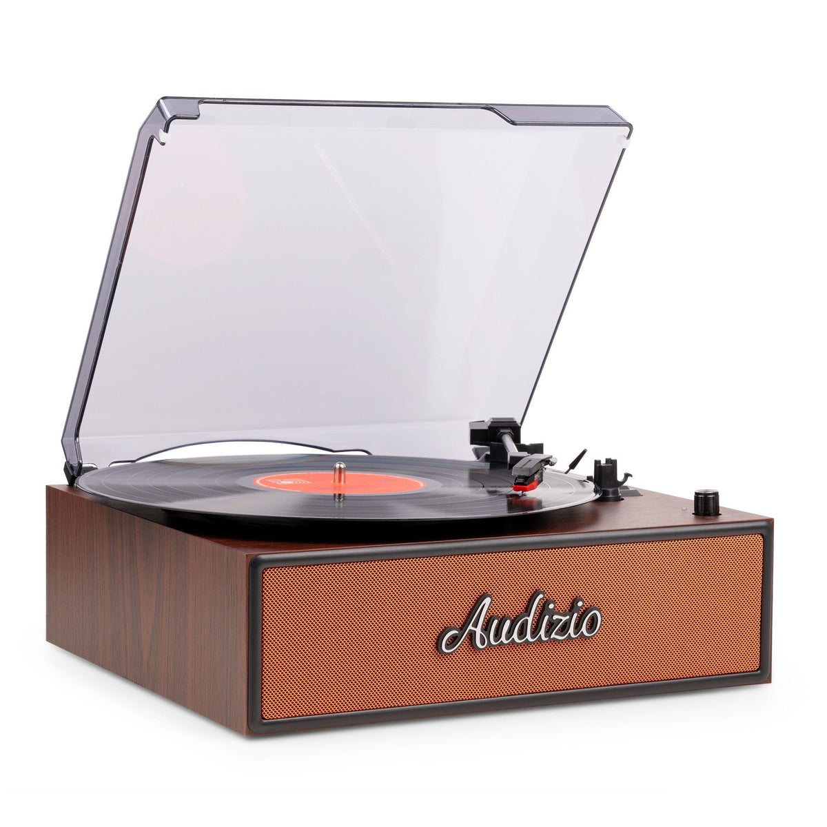 Audizio Reno Retro Cobre - Tocadiscos de Diseño Vintage con Altavoces Estéreo y Bluetooth - Tempo Shop