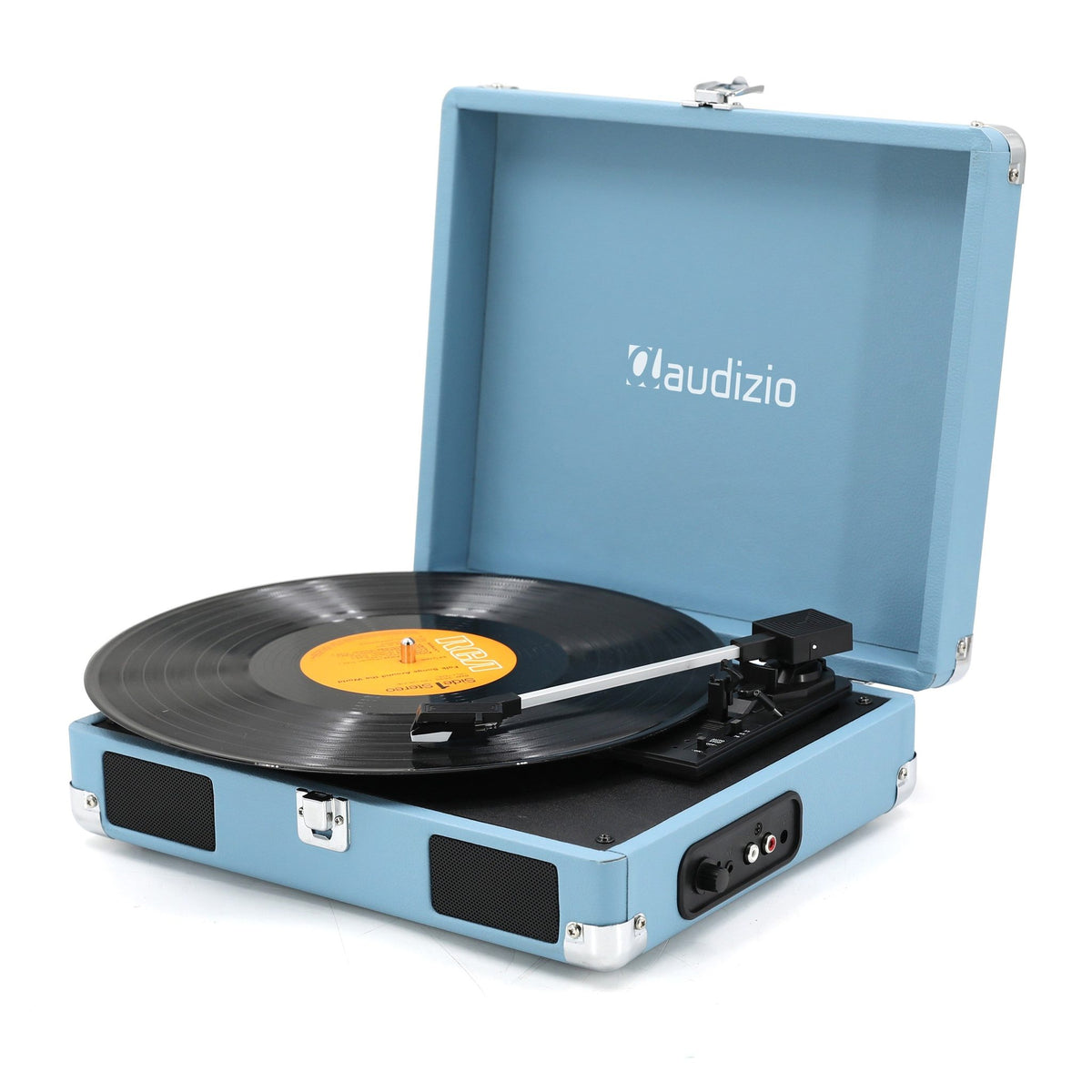 Audizio RP111BL - Giradiscos Portátil tipo Maletín en Azul - Tempo Shop