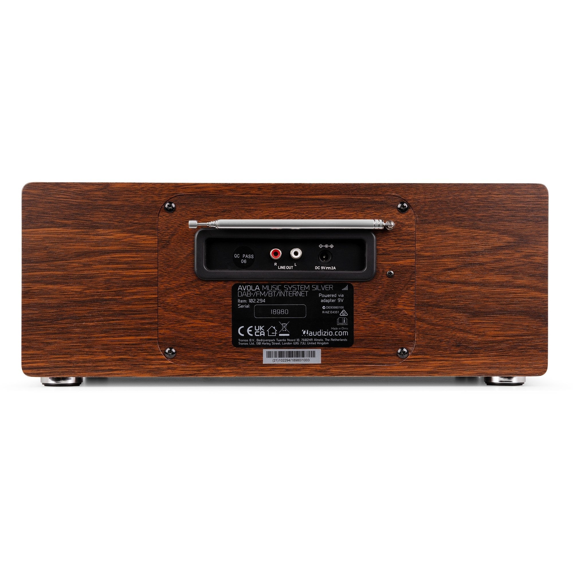 Audizio Avola - Sistema de música digital CD/BT/DAB+/Internet Plata - Tempo Shop