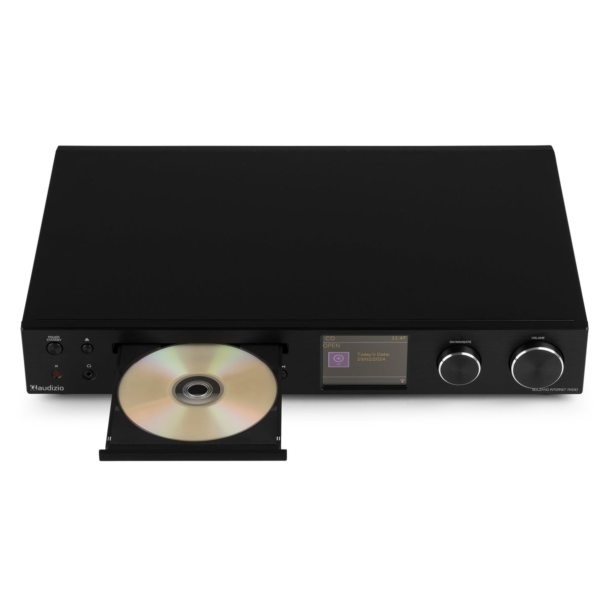 Audizio Bolzano - Receptor de Internet con Amplicador, DAB+ y reproductor CD Negro - Tempo Shop