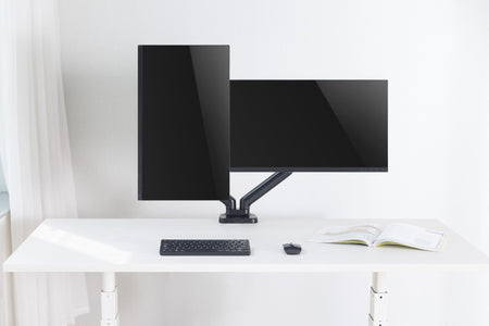 Audizio CMA20G - Brazo Doble para Monitor con amortiguador de gas 17” - 32” - Tempo Shop