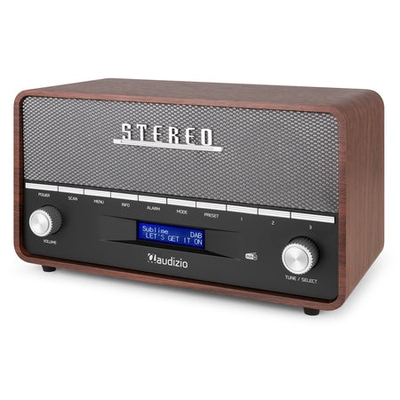 Audizio Corno - Radio Retro DAB+ Gris - Tempo Shop