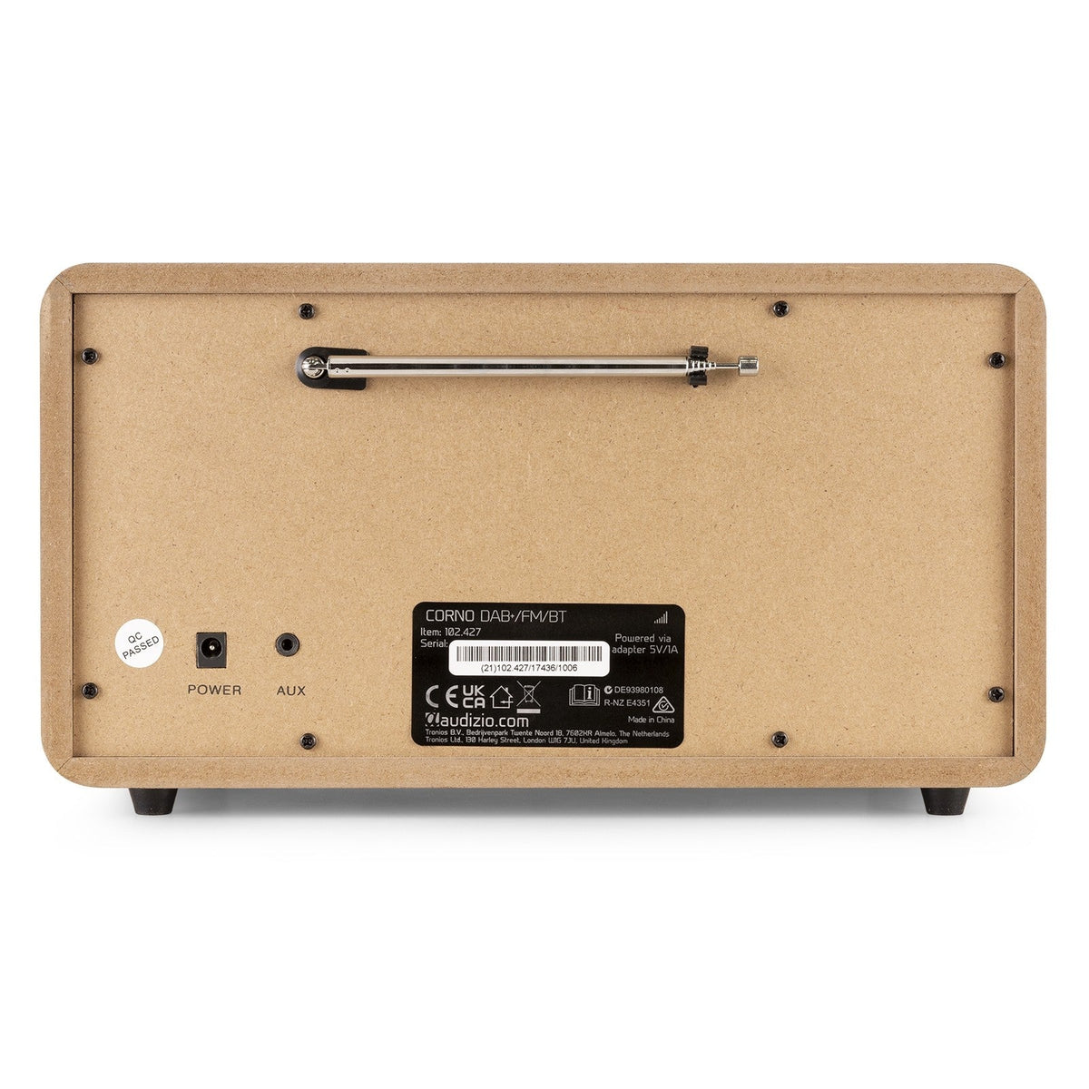 Audizio Corno - Radio Retro DAB+ Gris - Tempo Shop