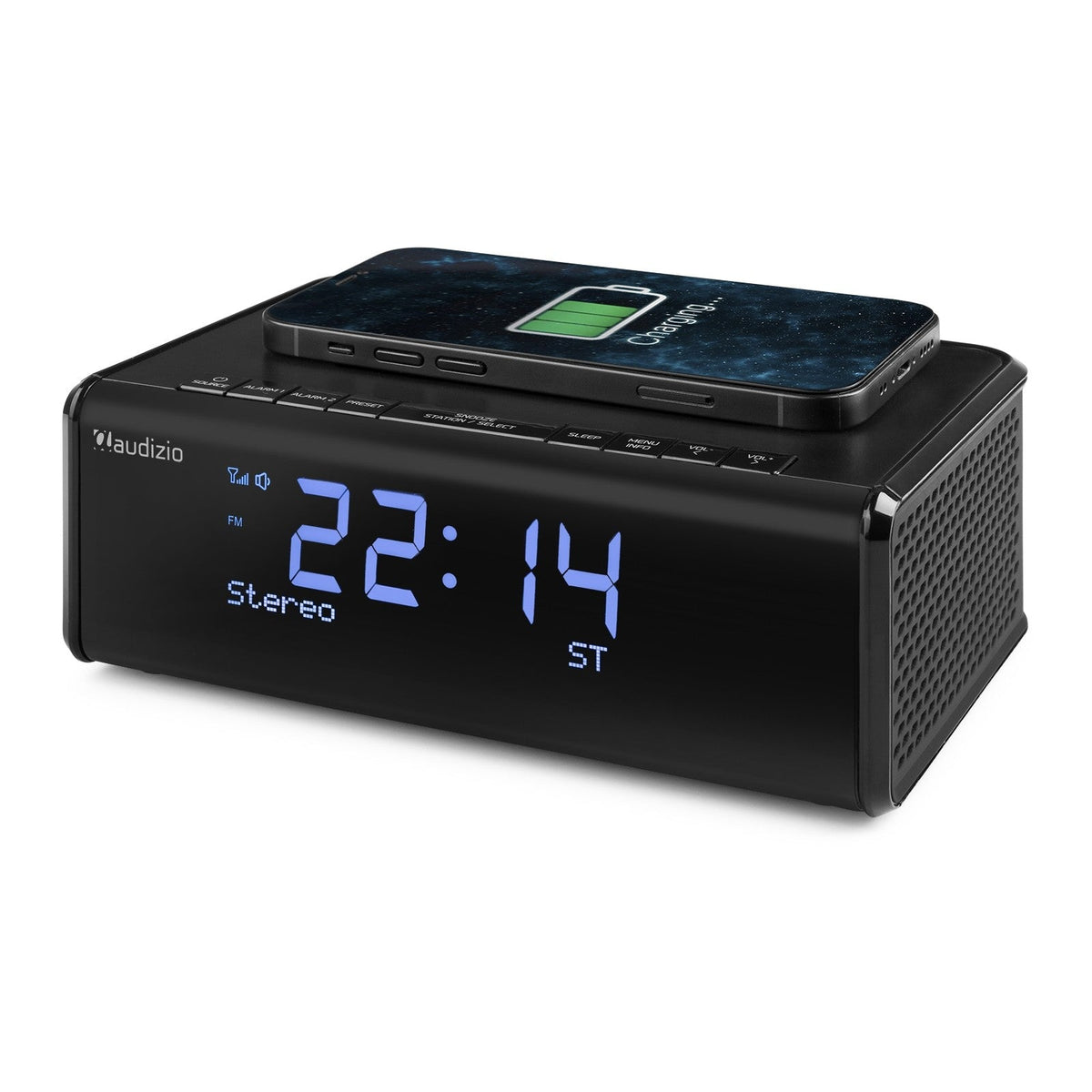 Audizio Cuneo - Clock Radio DAB + con carga inalámbrica - Tempo Shop