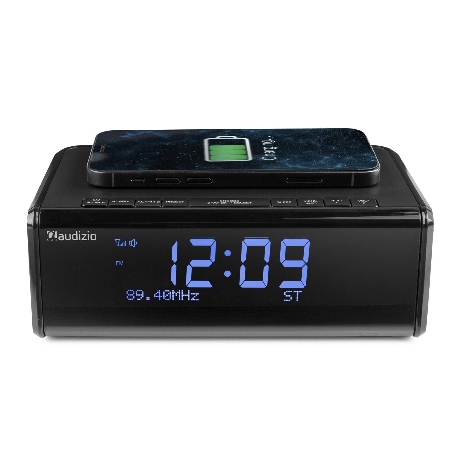 Audizio Cuneo - Clock Radio DAB + con carga inalámbrica - Tempo Shop