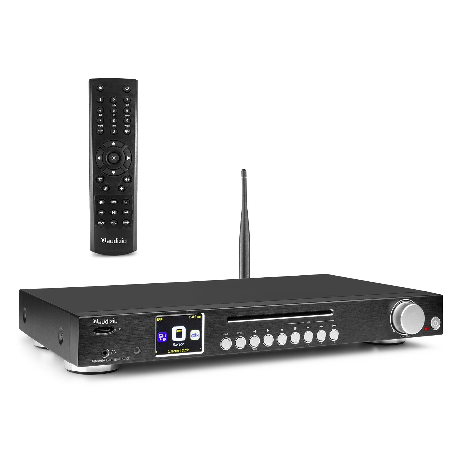 Audizio Ferrara - Radio Internet con DAB+/FM y reproductor CD - Tempo Shop