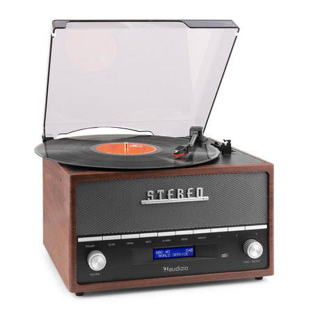 Audizio Frisco - Giradiscos Retro con radio DAB+ - Tempo Shop
