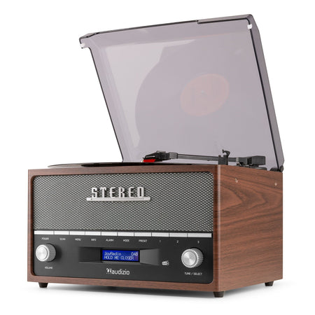 Audizio Frisco - Giradiscos Retro con radio DAB+ - Tempo Shop