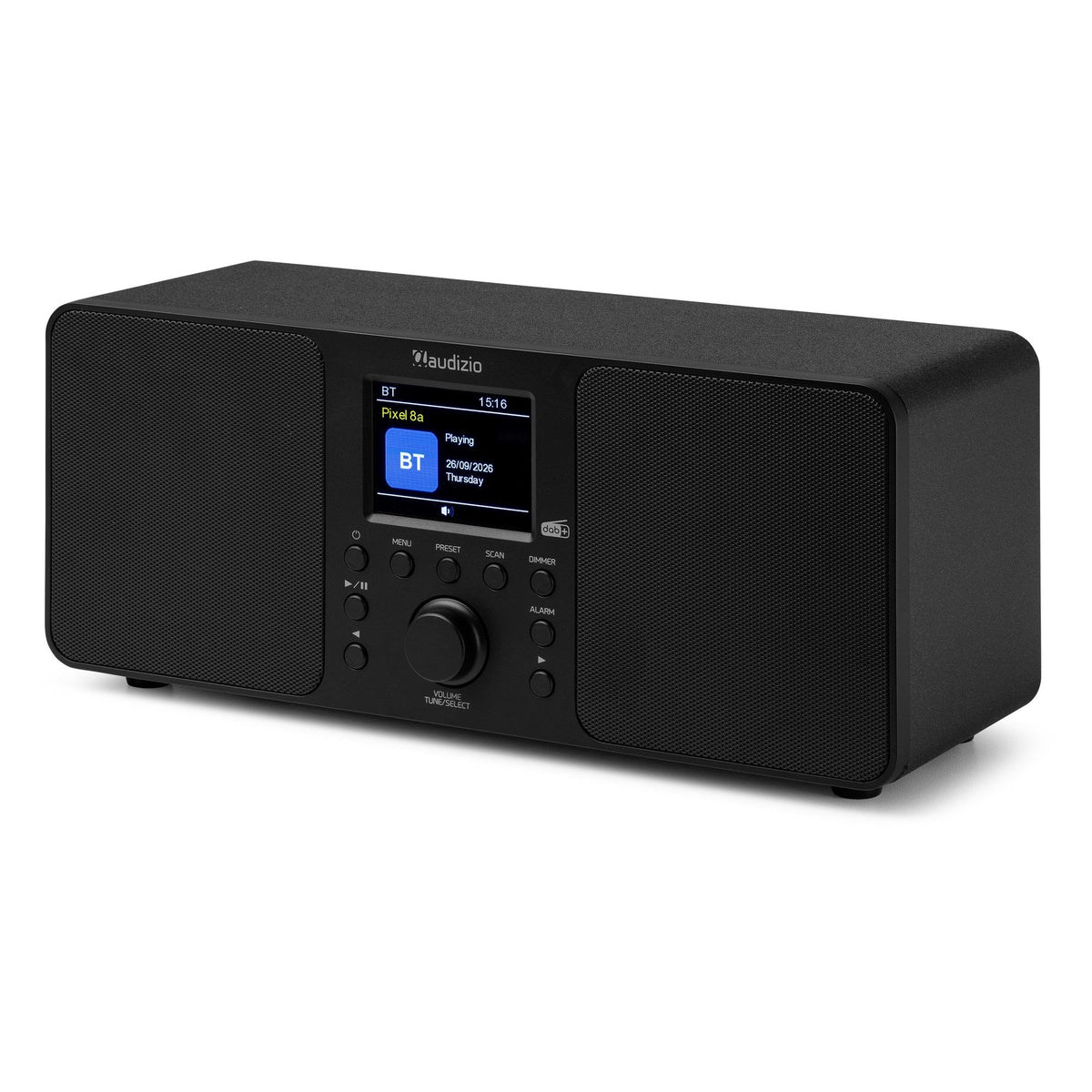 Audizio Genua - Radio Estéreo DAB+ Negro - Tempo Shop