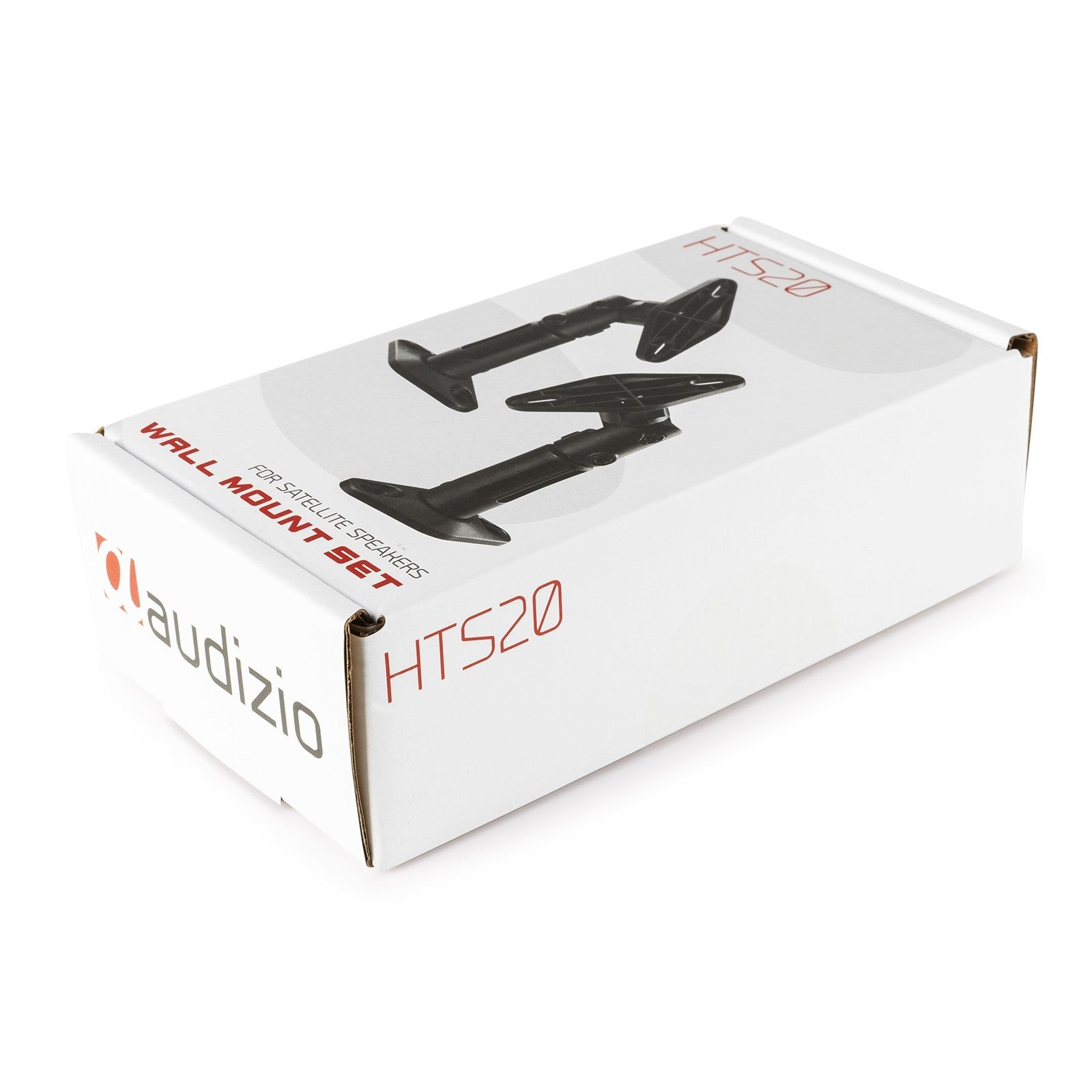 Audizio HTS20 - Soporte de pared para altavoz, negro, juego de 2 - Tempo Shop