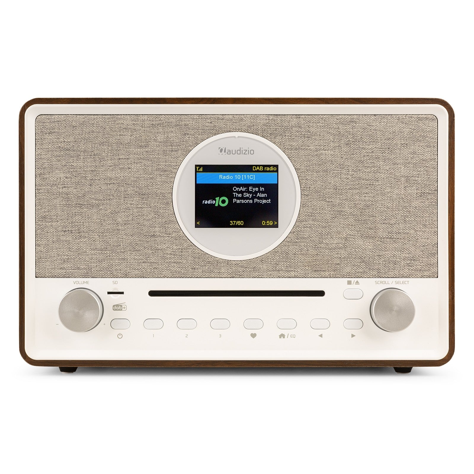 Audizio Lucca - Radio Internet con DAB+ y reproductor CD Madera - Tempo Shop