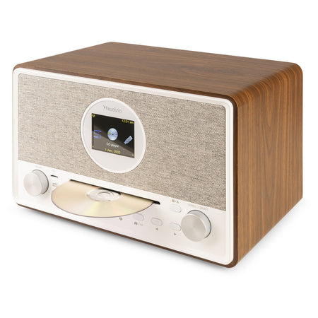 Audizio Lucca - Radio Internet con DAB+ y reproductor CD Madera - Tempo Shop