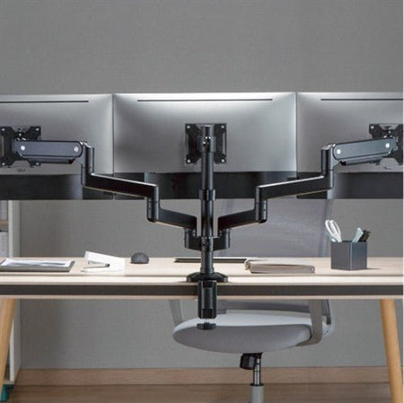 Audizio MAD30G - Triple Monitor Arm Gas Spring 17 - 27" - Tempo Shop