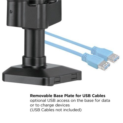 Audizio MAD30G - Triple Monitor Arm Gas Spring 17 - 27" - Tempo Shop