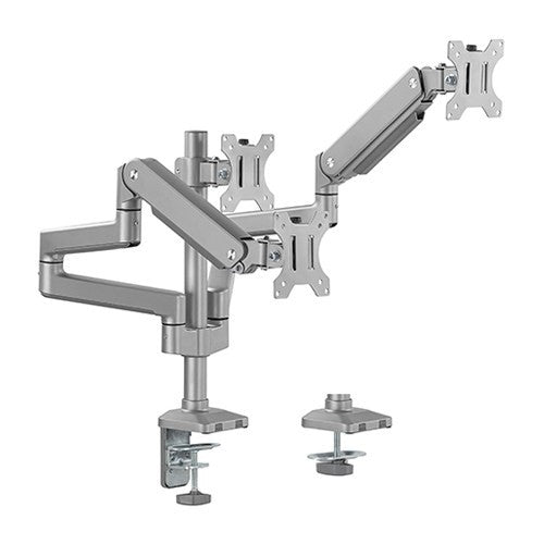 Audizio MAD30G - Triple Monitor Arm Gas Spring 17 - 27" - Tempo Shop