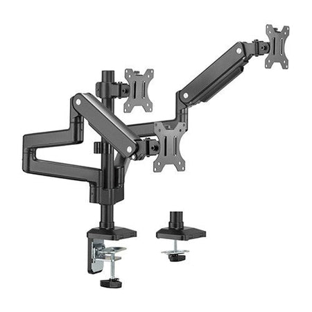 Audizio MAD30G - Triple Monitor Arm Gas Spring 17 - 27" - Tempo Shop