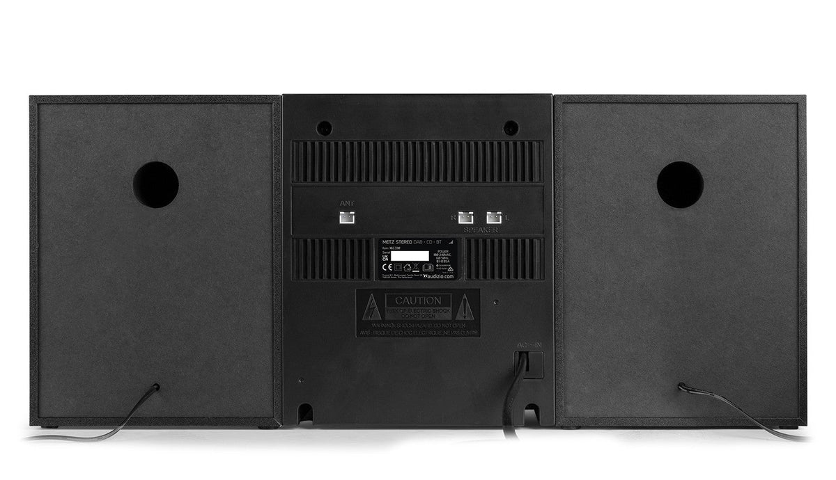 Audizio Metz - Micro Cadena HiFi Negro - Tempo Shop