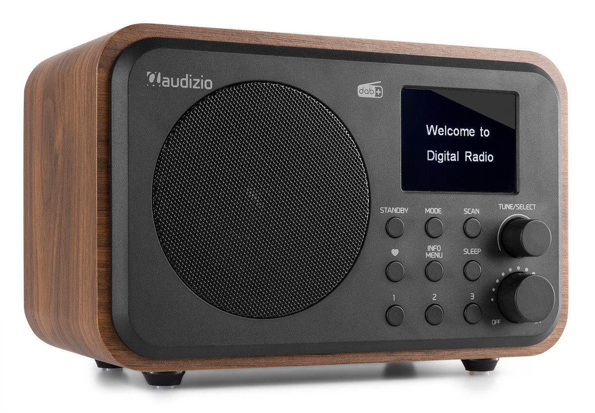 Audizio Milan - DAB+ Radio con Batería Madera - Tempo Shop