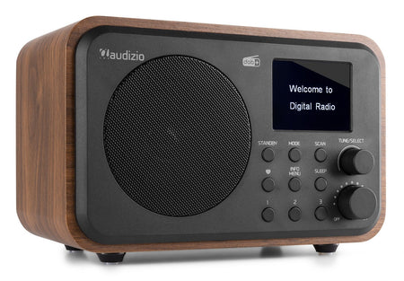Audizio Milan - DAB+ Radio con Batería Madera - Tempo Shop