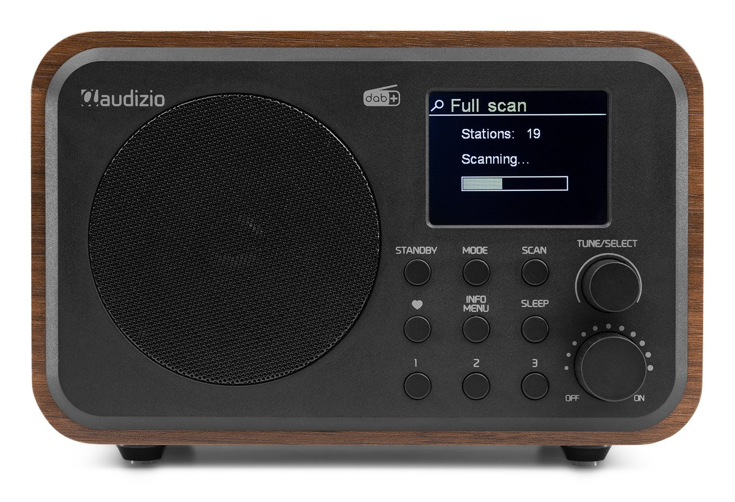 Audizio Milan - DAB+ Radio con Batería Madera - Tempo Shop