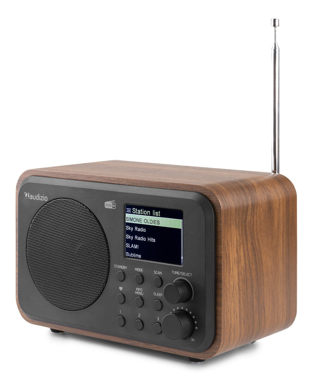 Audizio Milan - DAB+ Radio con Batería Madera - Tempo Shop