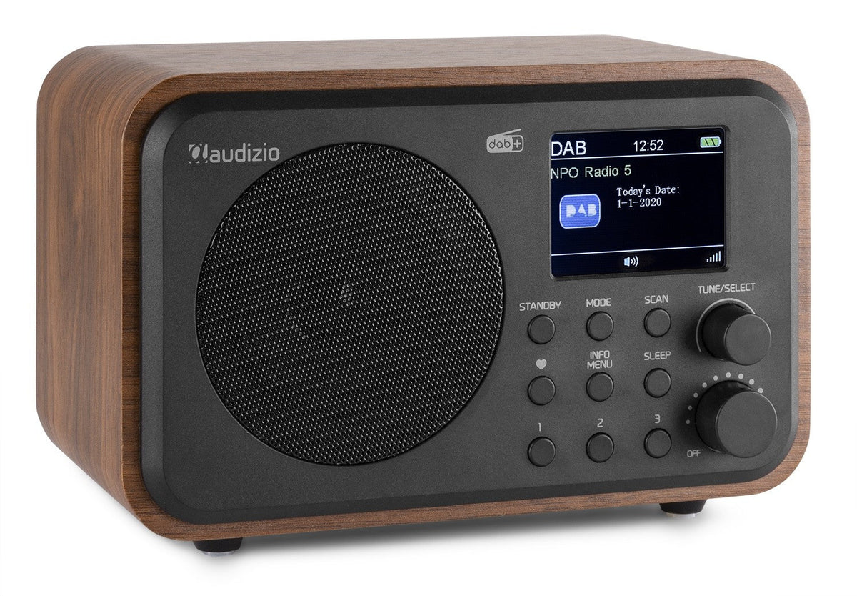 Audizio Milan - DAB+ Radio con Batería Madera - Tempo Shop