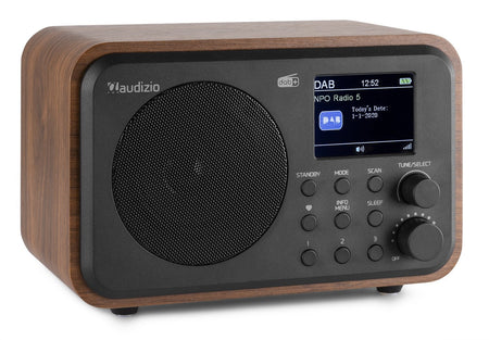 Audizio Milan - DAB+ Radio con Batería Madera - Tempo Shop