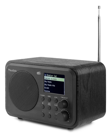 Audizio Milan - DAB+ Radio con Batería Negro - Tempo Shop