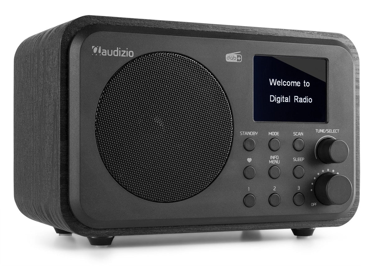 Audizio Milan - DAB+ Radio con Batería Negro - Tempo Shop