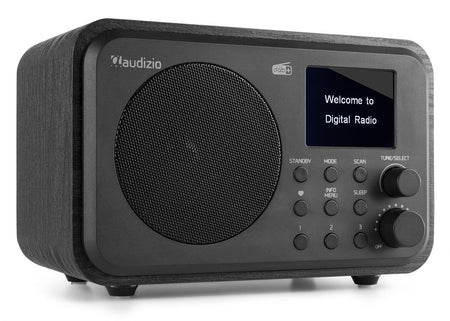 Audizio Milan - DAB+ Radio con Batería Negro - Tempo Shop