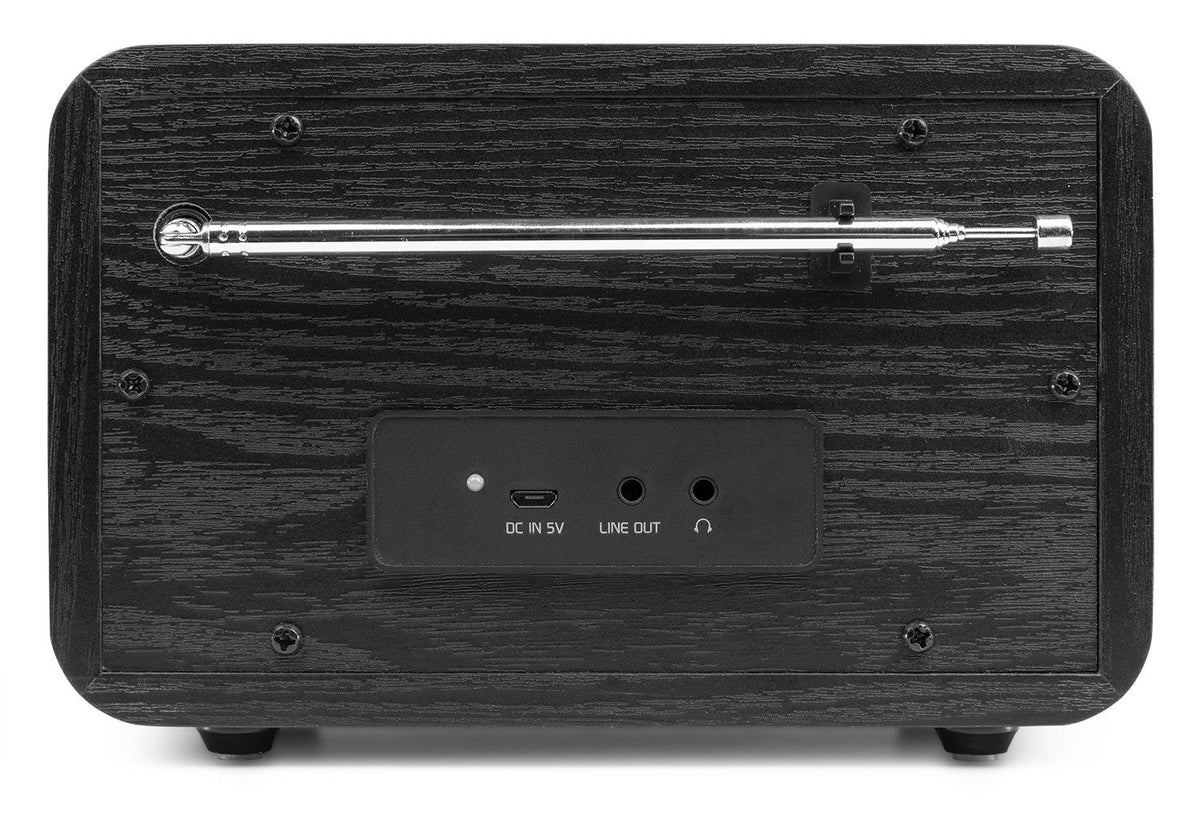 Audizio Milan - DAB+ Radio con Batería Negro - Tempo Shop