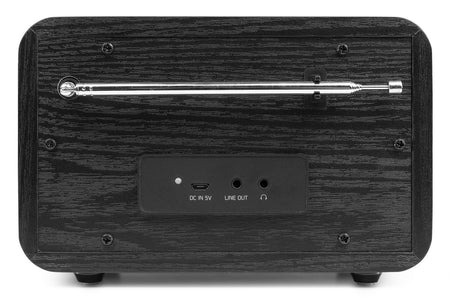 Audizio Milan - DAB+ Radio con Batería Negro - Tempo Shop