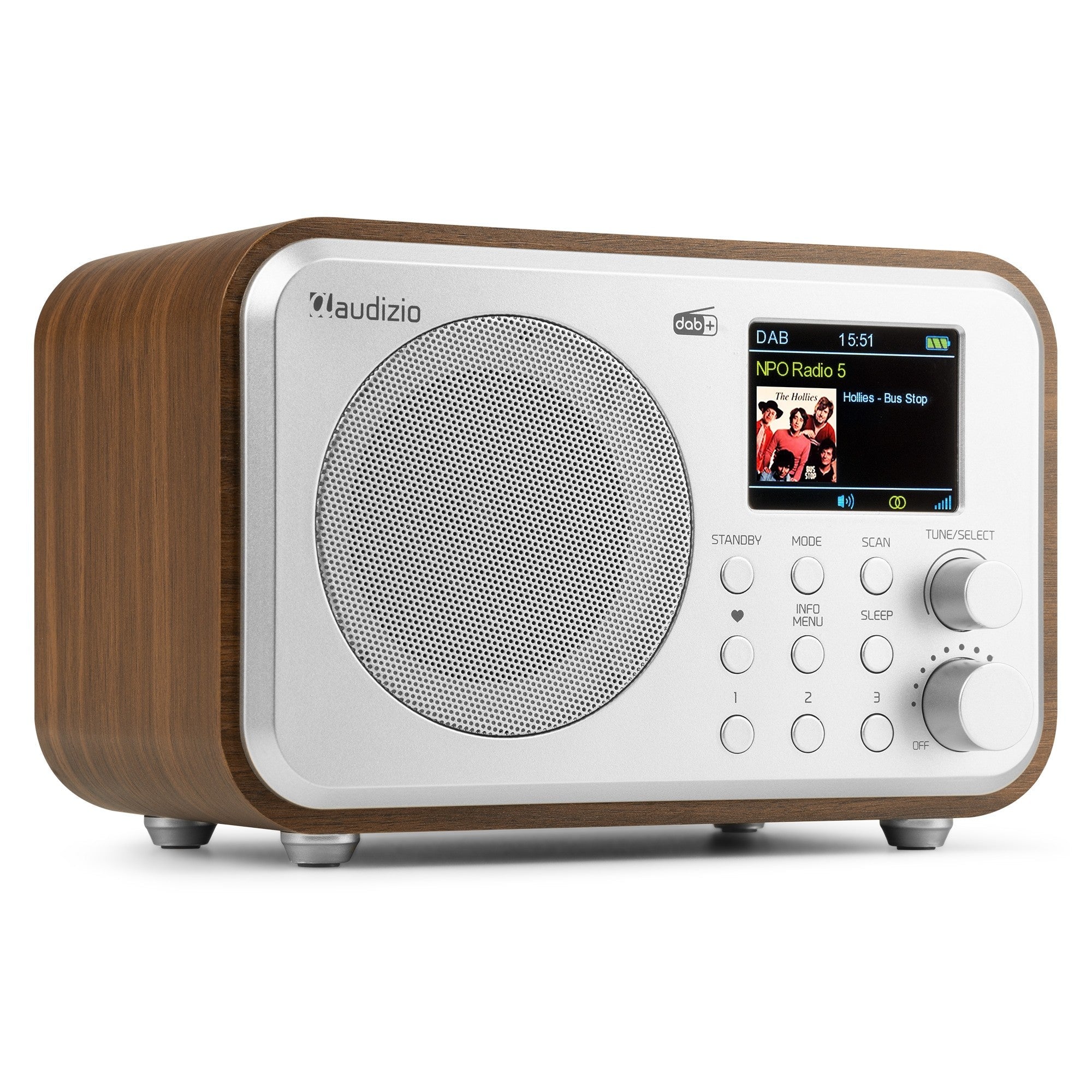 Audizio Milan - DAB+ Radio con Batería Plata - Tempo Shop
