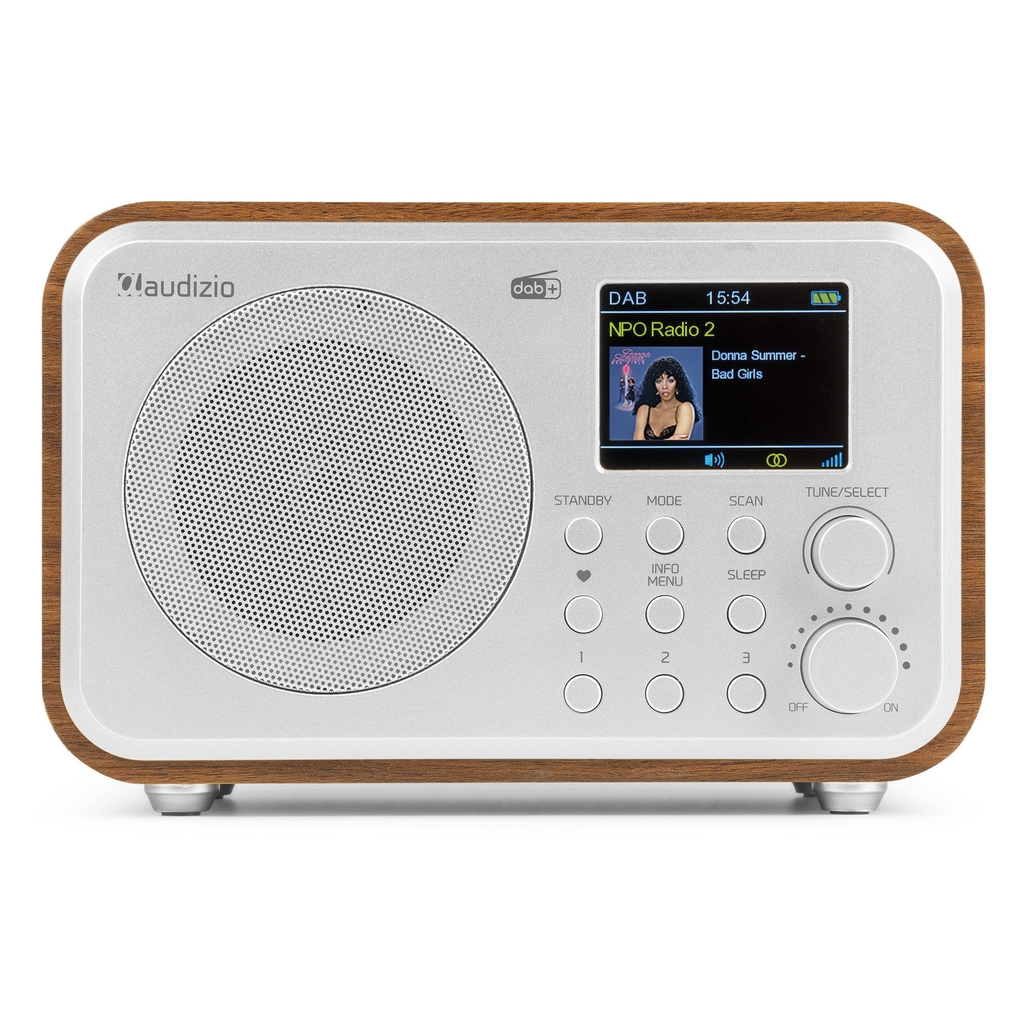 Audizio Milan - DAB+ Radio con Batería Plata - Tempo Shop