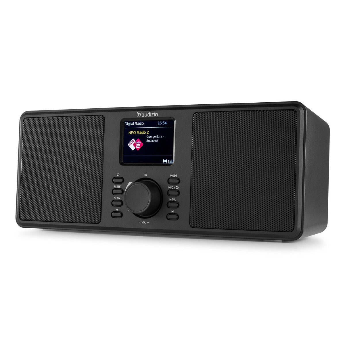 Audizio Monza - DAB+ Radio estéreo Negra - Tempo Shop