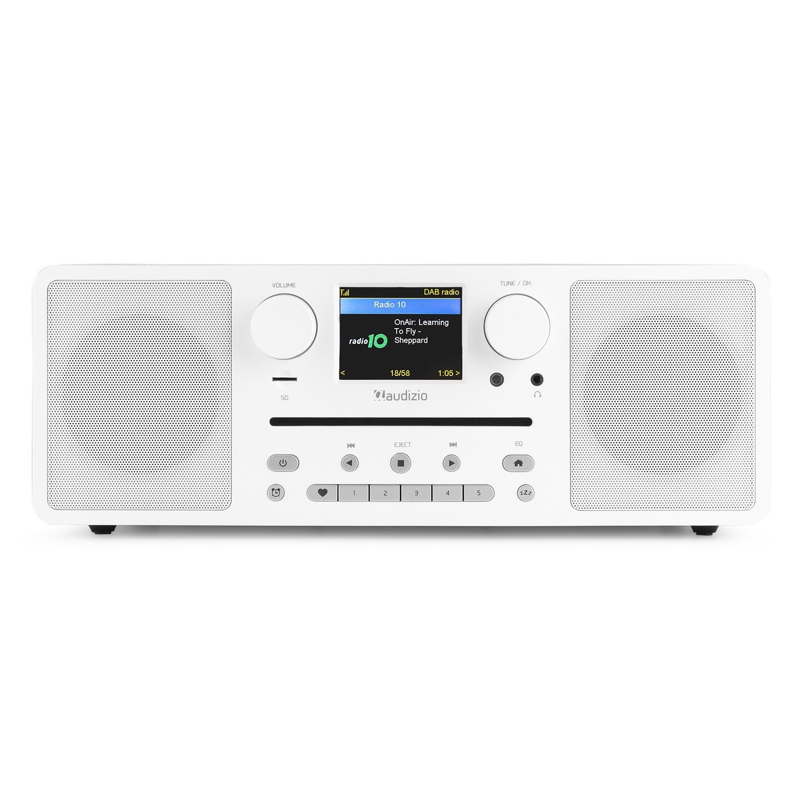 Audizio Naples - Sistema de Música Digital CD/BT/DAB+/Internet Blanco - Tempo Shop