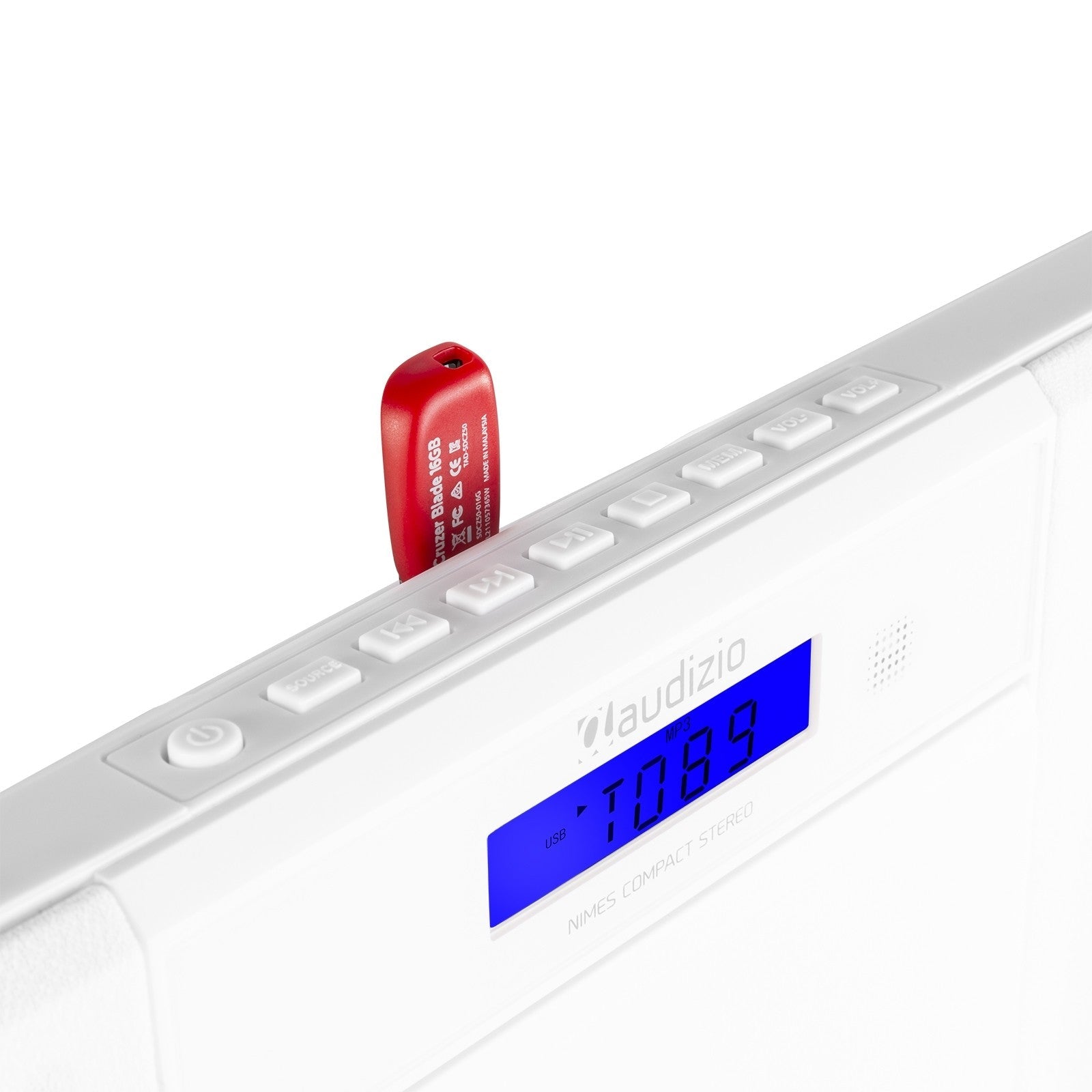 Audizio Nimes - Sistema estéreo HiFi Blanco - Tempo Shop