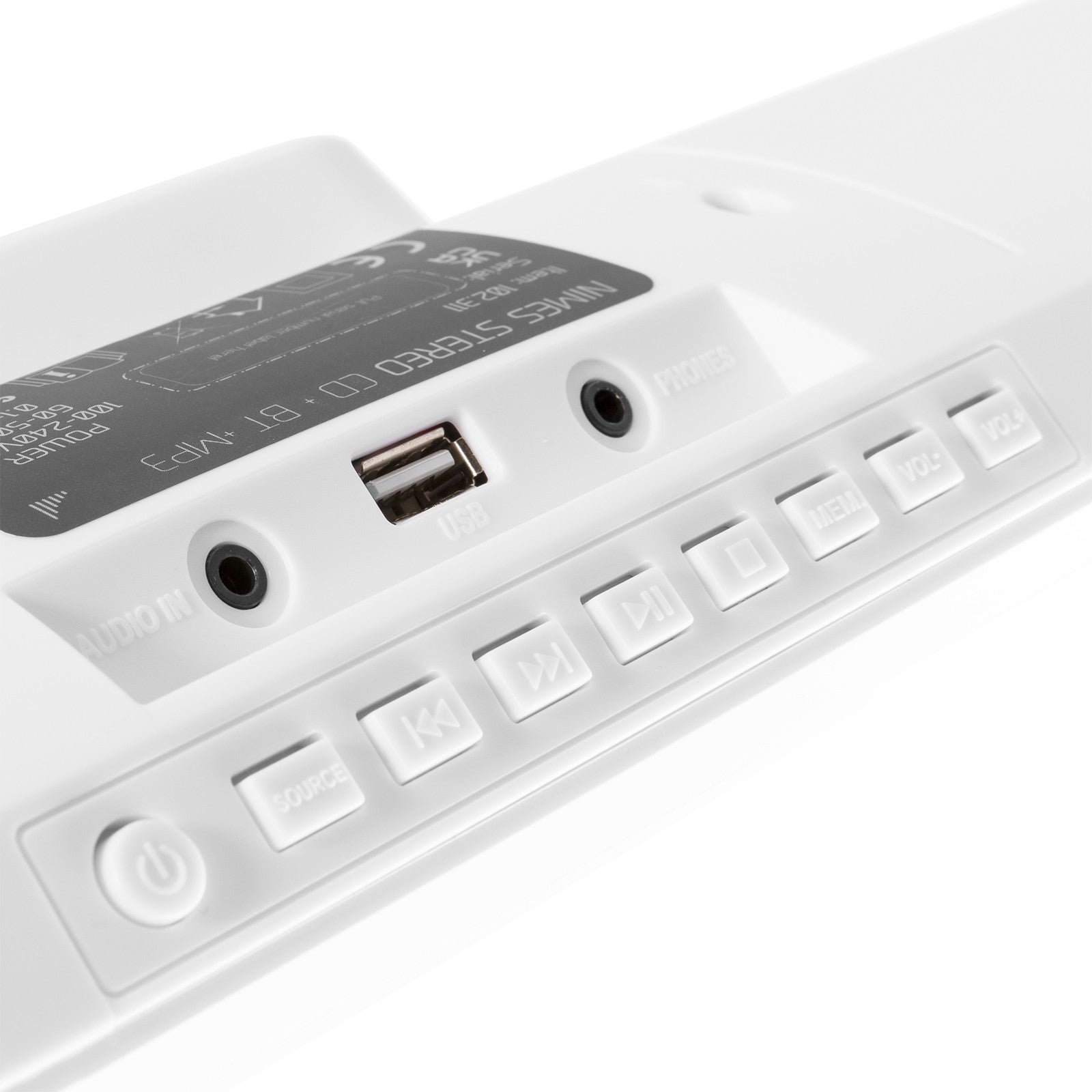 Audizio Nimes - Sistema estéreo HiFi Blanco - Tempo Shop