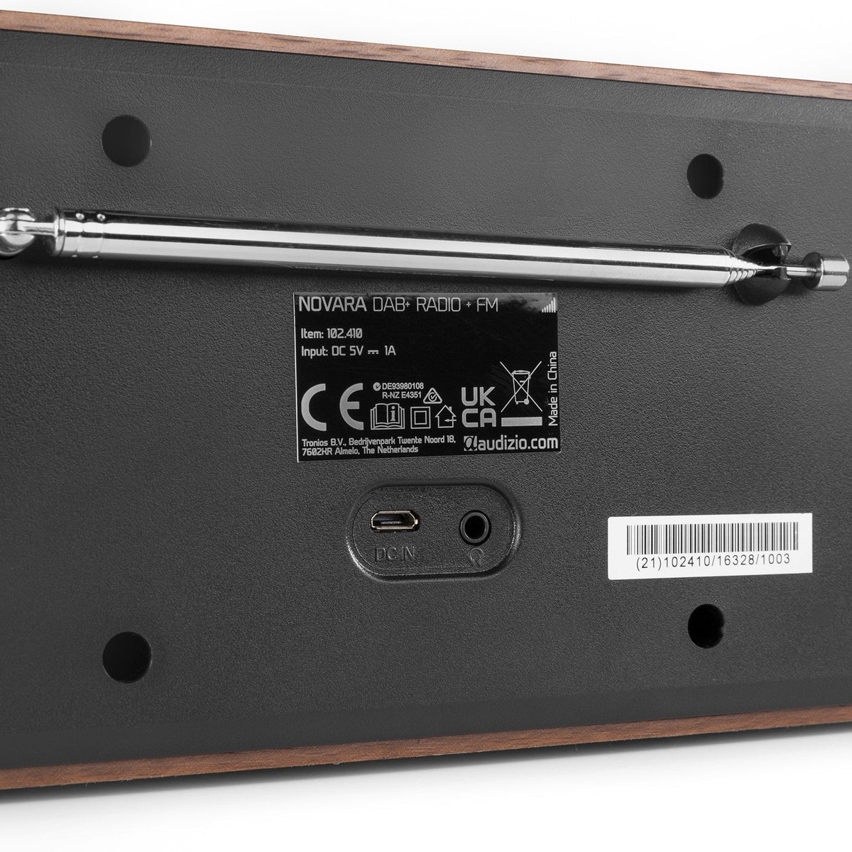 Audizio Novara - DAB+ Radio estéreo Madera - Tempo Shop