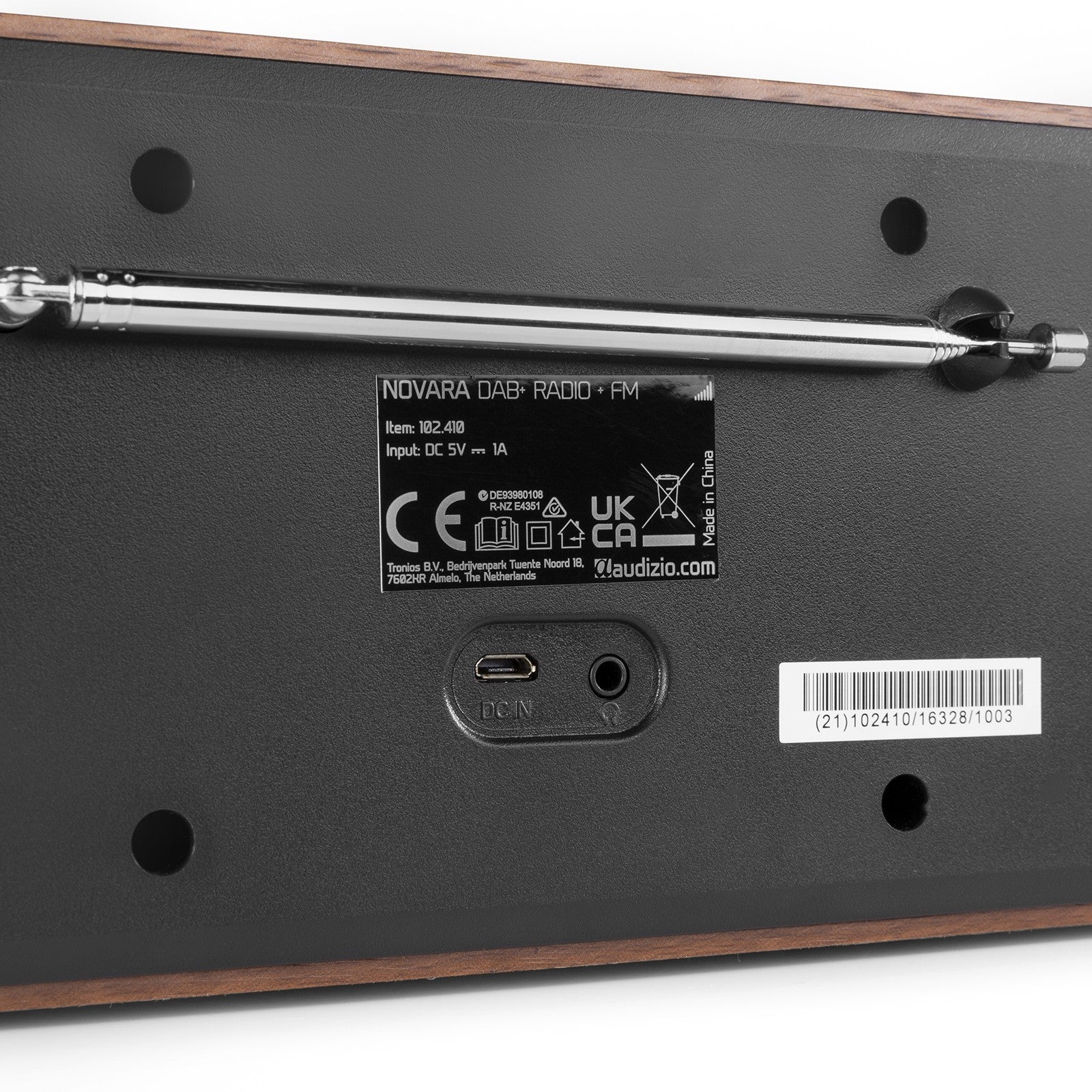 Audizio Novara - DAB+ Radio estéreo Madera - Tempo Shop
