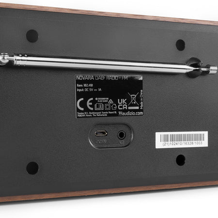 Audizio Novara - DAB+ Radio estéreo Madera - Tempo Shop