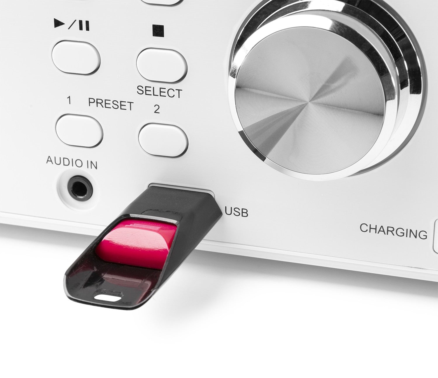 Audizio Prato - Sistema Musical todo - en - uno CD/DAB+ Blanco - Tempo Shop