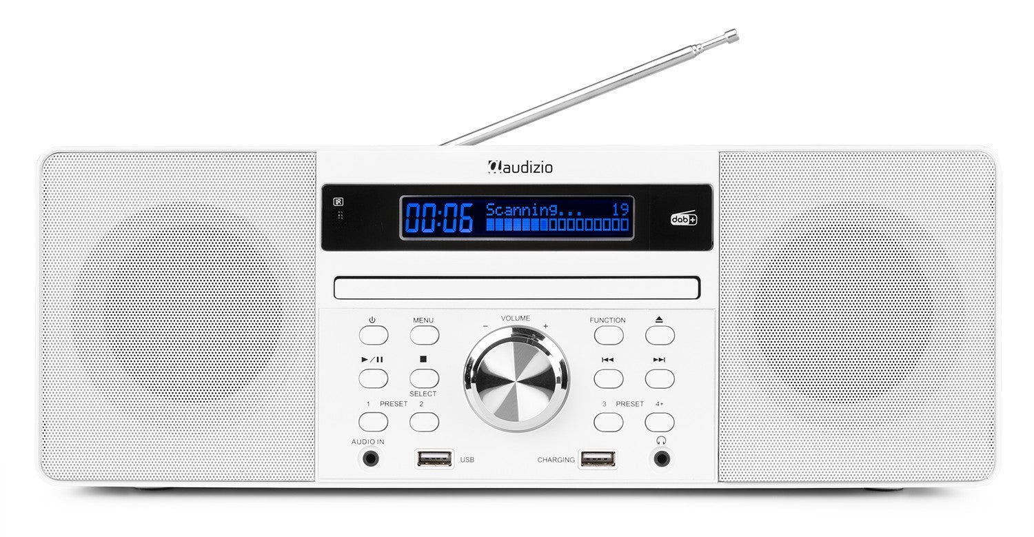 Audizio Prato - Sistema Musical todo - en - uno CD/DAB+ Blanco - Tempo Shop