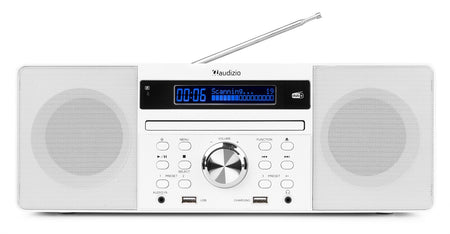 Audizio Prato - Sistema Musical todo - en - uno CD/DAB+ Blanco - Tempo Shop