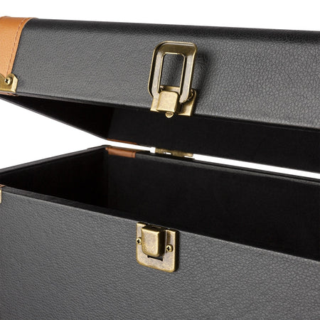 Audizio RC37 - Maleta de vinilos Luxe Negra - Tempo Shop