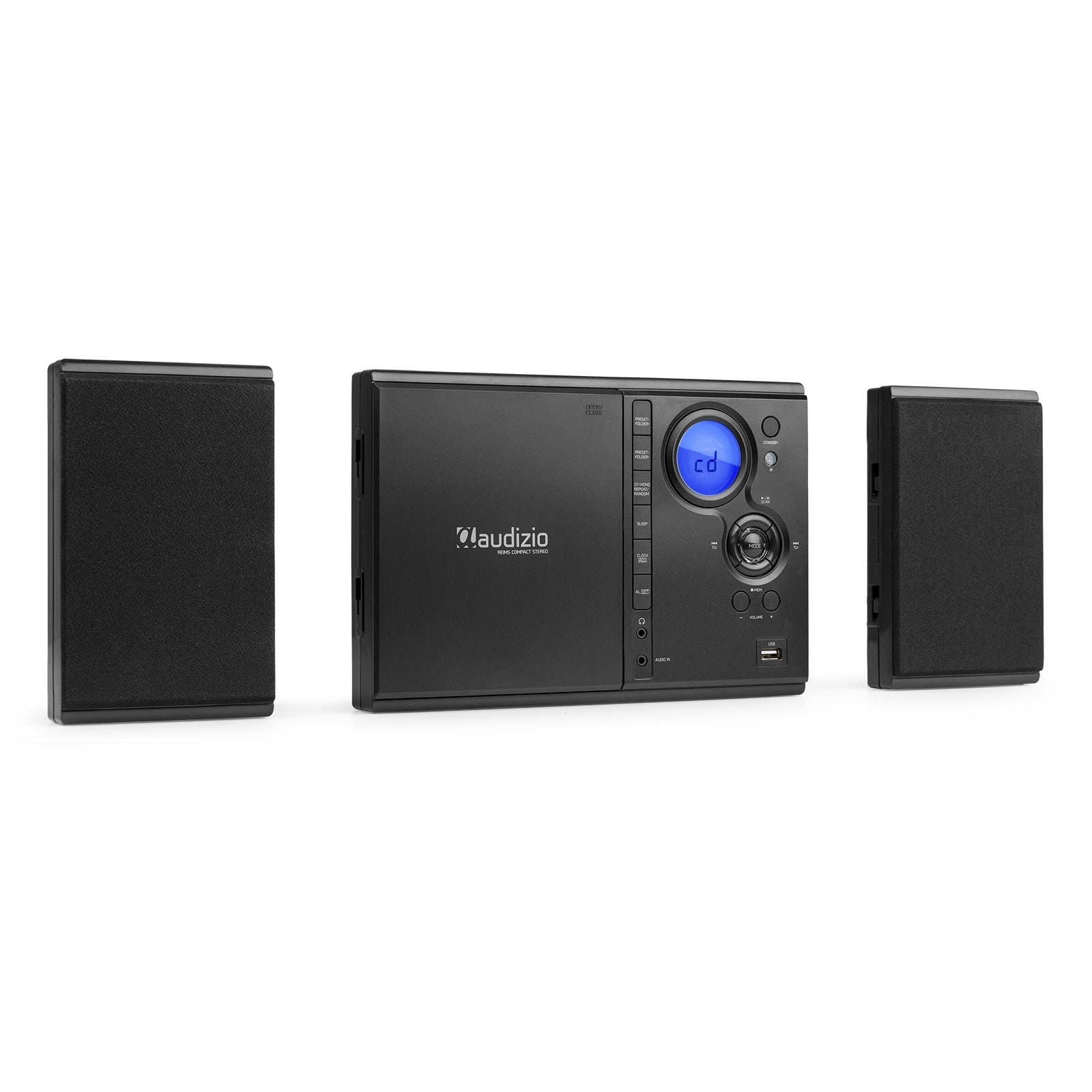 Audizio Reims - Sistema estéreo compacto Negro - Tempo Shop